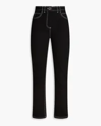 Balmain High-rise slim-leg jeans - Black Black