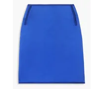 Switchwear duchesse-satin mini skirt - Blue