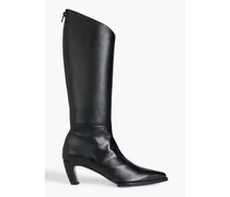 Le Parker leather knee boots - Black