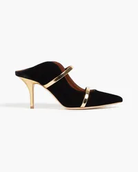 Malone Souliers Maureen 70 velvet mules - Black Black