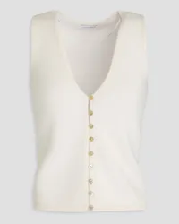 NAADAM Cashmere vest - White White