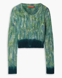 Altuzarra Stiles cropped silk cardigan - Green Green