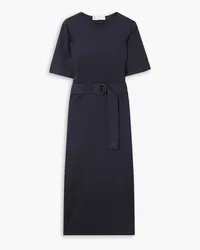 Tory Burch Belted cotton midi dress - Blue Blue