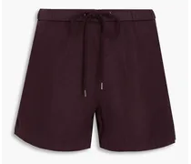 Linen shorts - Purple