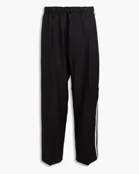 Y-3 Striped track pants - Black Black