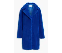 Camille faux shearling coat - Blue