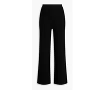 Wool-blend flared pants - Black