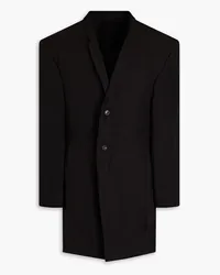 Rick Owens Silk-chiffon coat - Black Black