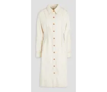 Denim shirt dress - White