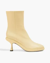 WANDLER Leather ankle boots - Yellow Yellow