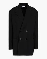 RED Valentino Double-breasted twill blazer - Black Black