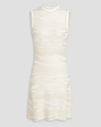 Missoni Metallic jacquard-knit mini dress - White White