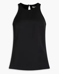 By Malene Birger Malida wool-blend gazar top - Black Black