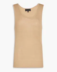 Nili Lotan Ribbed silk tank - Neutral Neutral