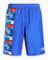 Missoni Long-length printed swim shorts - Blue Blue