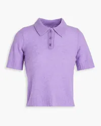 NAADAM Cashmere polo shirt - Purple Purple