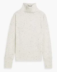 Autumn Cashmere Donegal cashmere turtleneck sweater - White White