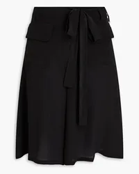 Valentino Garavani Silk crepe de chine shorts - Black Black