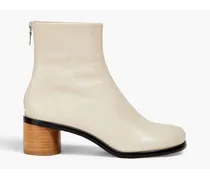 Leather ankle boots - Neutral