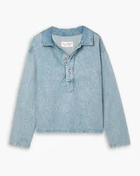 Nili Lotan Harper denim top - Blue Blue