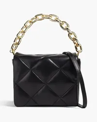 STAND Hestia quilted leather tote - Black Black