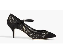 Dolce & Gabbana Corded lace pumps - Black Black