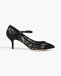 Dolce & Gabbana Corded lace pumps - Black Black