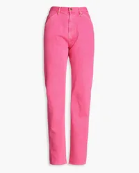 Jacquemus Le De Nimes high-rise straight-leg jeans - Pink Pink