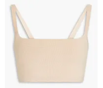 A C. - Knitted bra top - Neutral