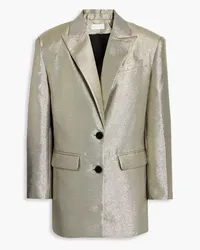 Ronny Kobo Morgan lamé blazer - Metallic Metallic