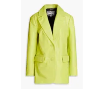 Kira leather blazer - Green