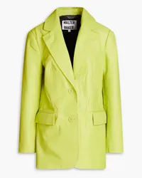 Walter Baker Kira leather blazer - Green Green