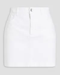 Dolce & Gabbana Embellished denim mini skirt - White White