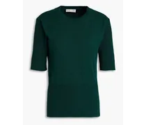 Mélange cashmere sweater - Green