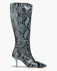 Malone Souliers Elaphe knee boots - Blue Blue