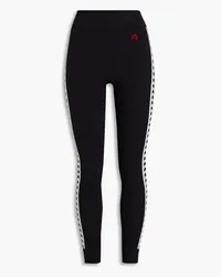 Perfect Moment Stretch-jersey leggings - Black Black