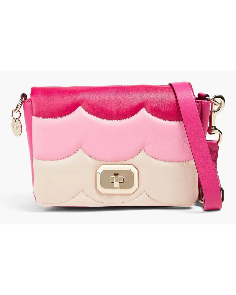 RED Valentino Quilted leather shoulder bag - Pink Pink