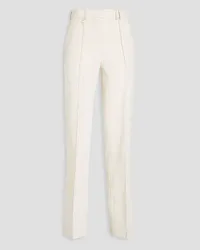 Jacquemus Le Pantalon Camargue slub wool-blend straight-leg pants - White White