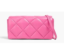 Hera quilted leather shoulder bag - Pink