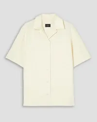 Brioni Silk-canvas shirt - White White