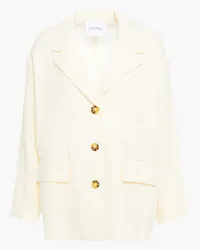 American Vintage Epifun cotton and linen-blend jacket - White White