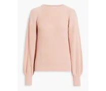 Ribbed-knit sweater - Pink