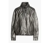 Metallic leather jacket - Metallic