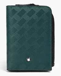 Montblanc Textured-leather cardholder - Green Green