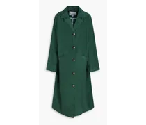 Ganni Shell raincoat - Green Green