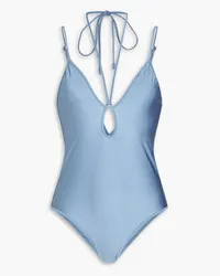 Zimmermann Cutout swimsuit - Blue Blue