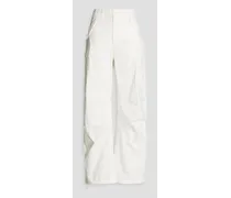 Porter cotton cargo pants - White