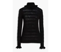 Majorie wool-blend sweater - Black