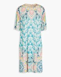 Etro Printed jersey dress - Blue Blue