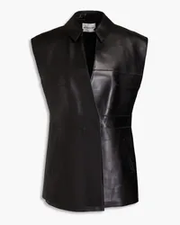 WANDLER Leather vest - Black Black